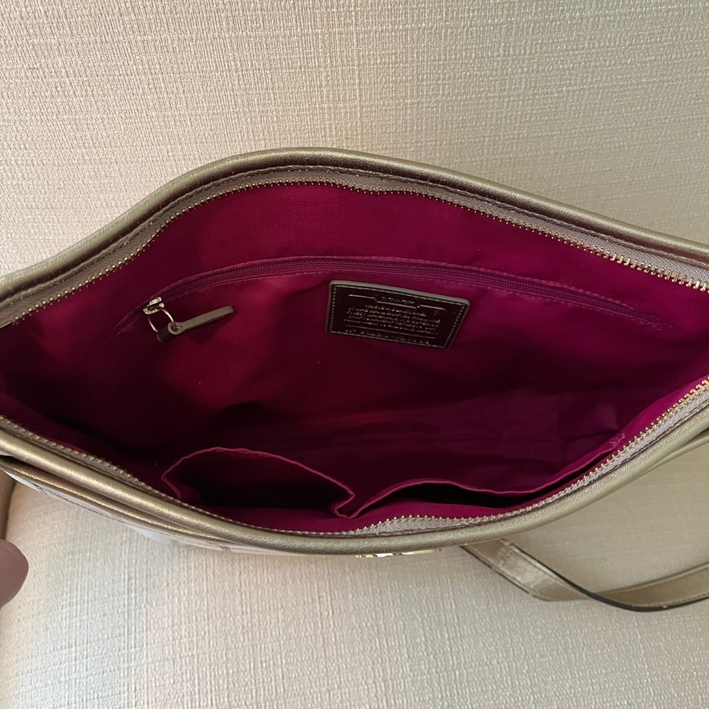 Coach Peyton Tattersall Crossbody Bag and Wallet Set - Picture 4 of 6